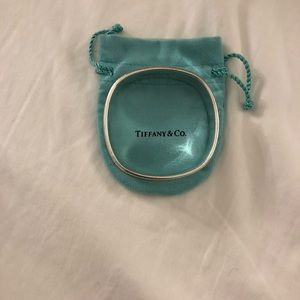 Tiffany & Co.Silver Rounded Edge Square Bracelet